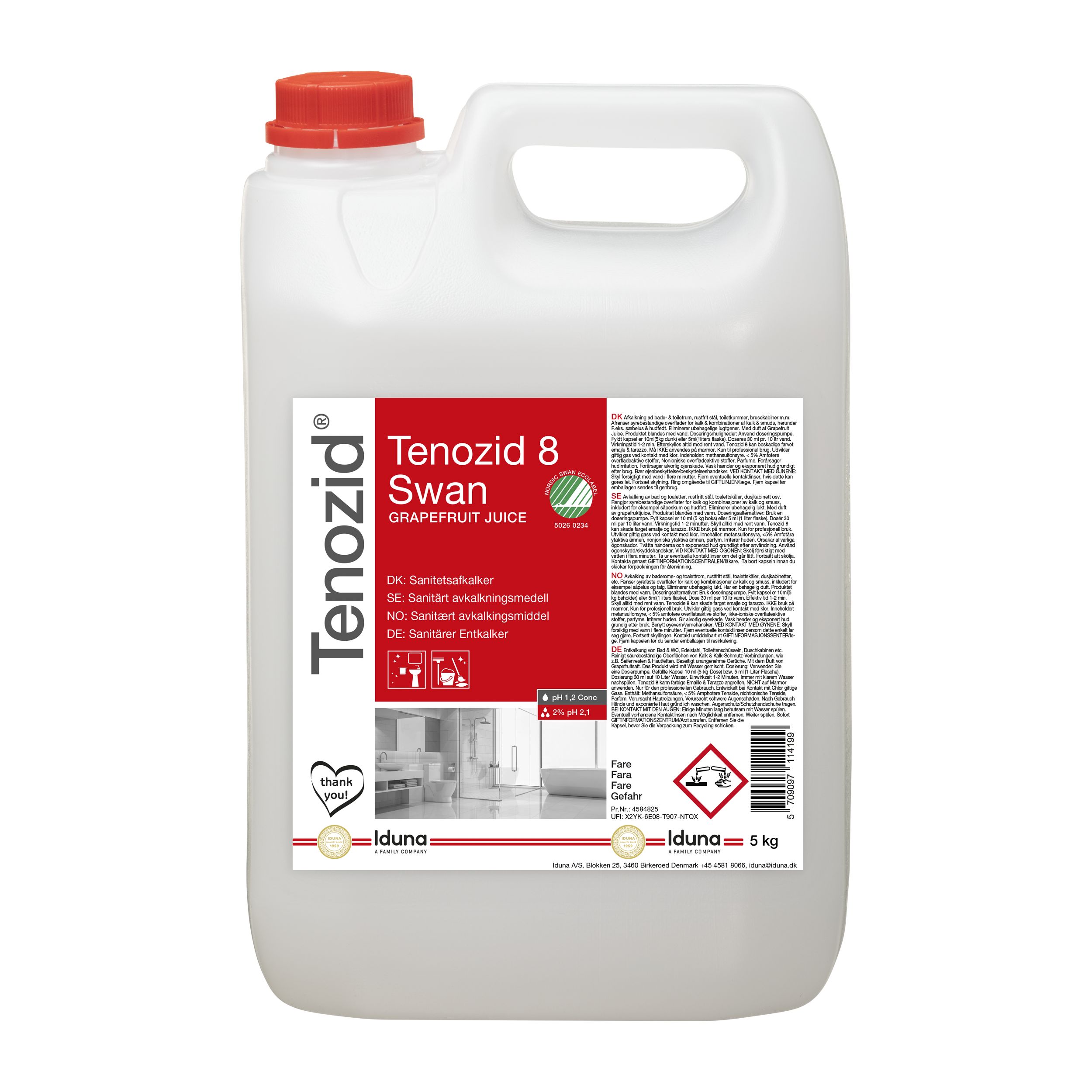 Tenozid 8 Swan Grapefruit Juice 5kg.png